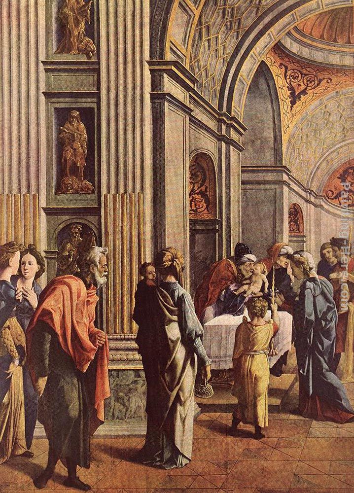 Presentation of Jesus in the Temple painting - Jan van Scorel Presentation of Jesus in the Temple art painting